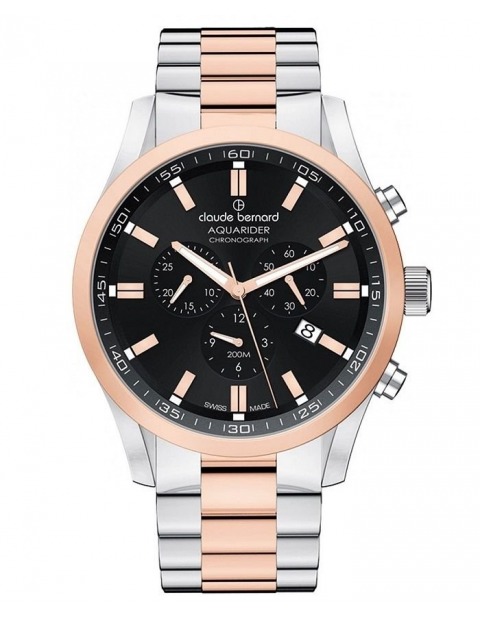 Claude Bernard Aquarider Chrono 10222-357RM-NIR