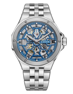 EDOX Delfin Mecano Skeleton 85303-3M-BUIGB