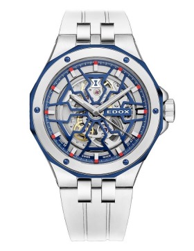 EDOX Delfin Mecano Skeleton 85303-357BUCAB-BUIRB